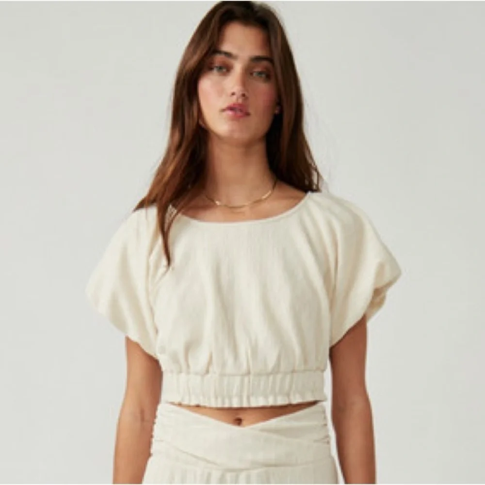 NWT Free People Tovah Top in Tofu Small